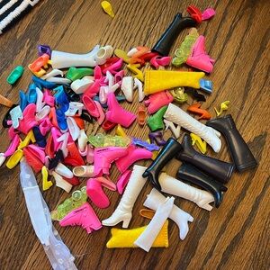 Vintage miscellaneous Barbie boots and shoes